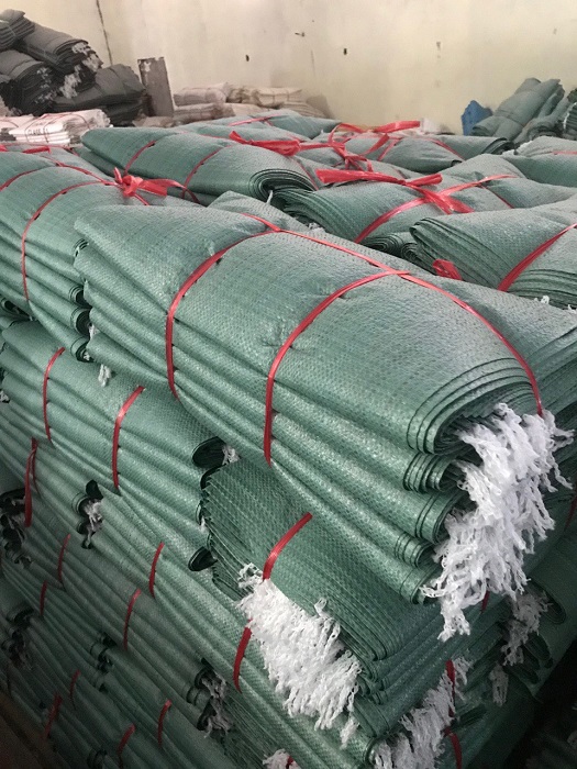 Green PP woven bag