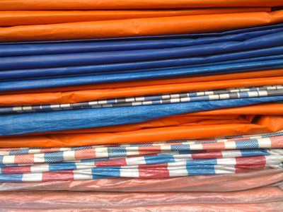 Plastic tarpaulin