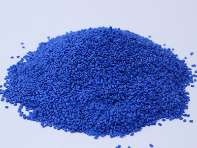 Blue PP plastic pellets