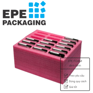 Shaped PE foam sheet