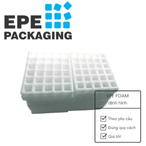 Shaped PE foam sheet