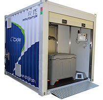 Dry ice production hub