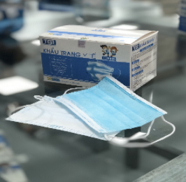 Blue kid face mask