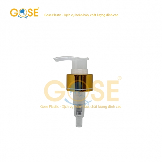 Gold-plated pump cap