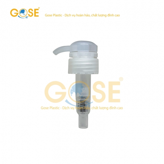 White pump cap 33mm