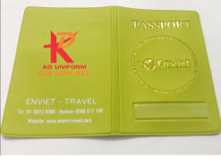 Leather passport cover