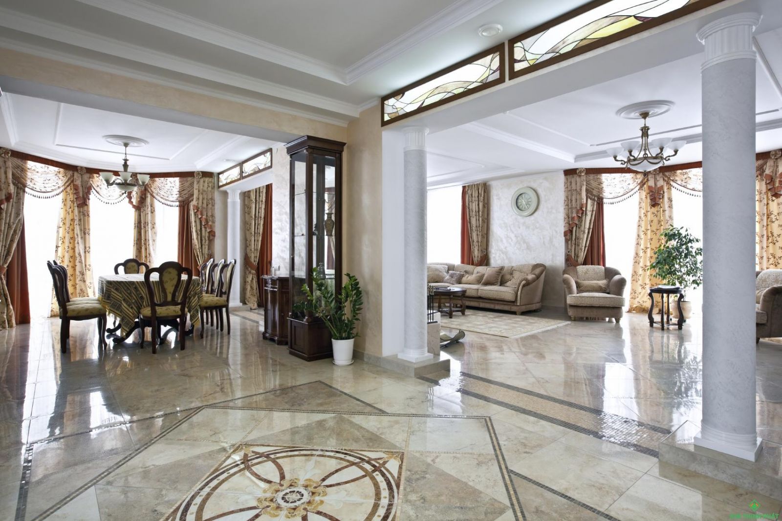 Marble floor polishing service
