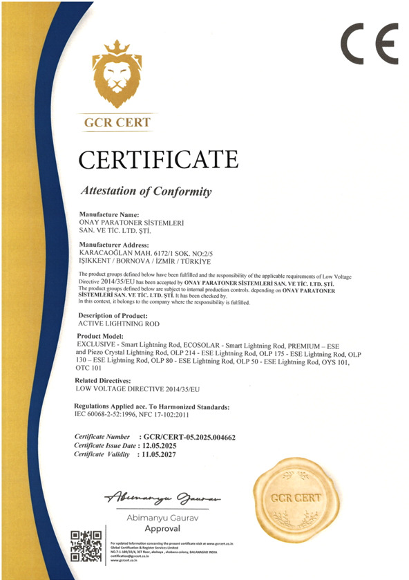 CE certificate