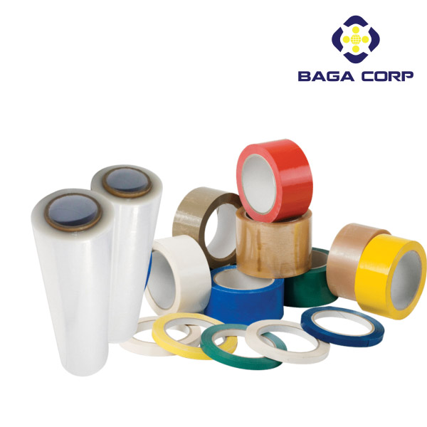 Adhesive tape and shrink wrap