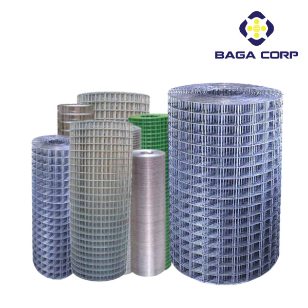 Steel and plastic mesh