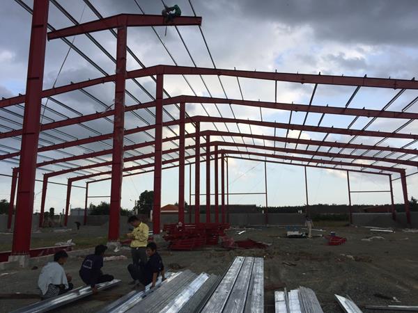 Prefabricated steel factory