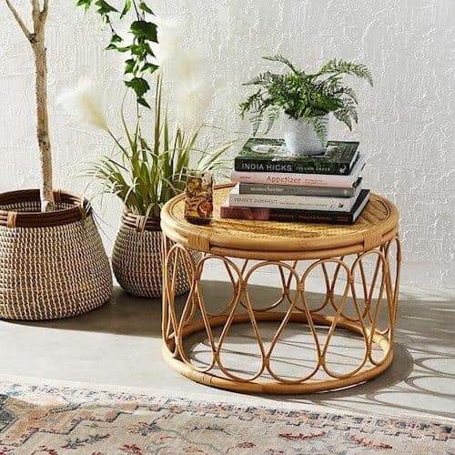 Rattan table