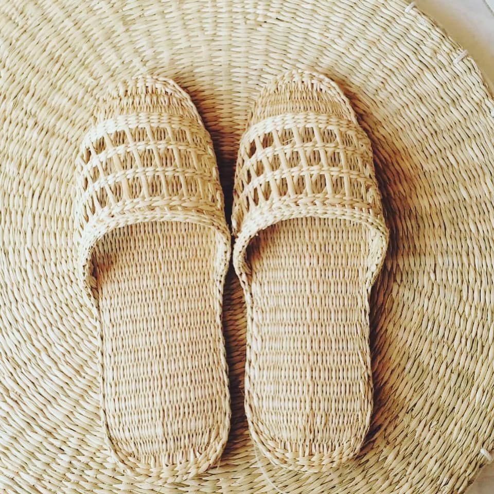 Sedge sandals