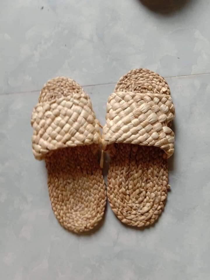 Water hyacinth sandals