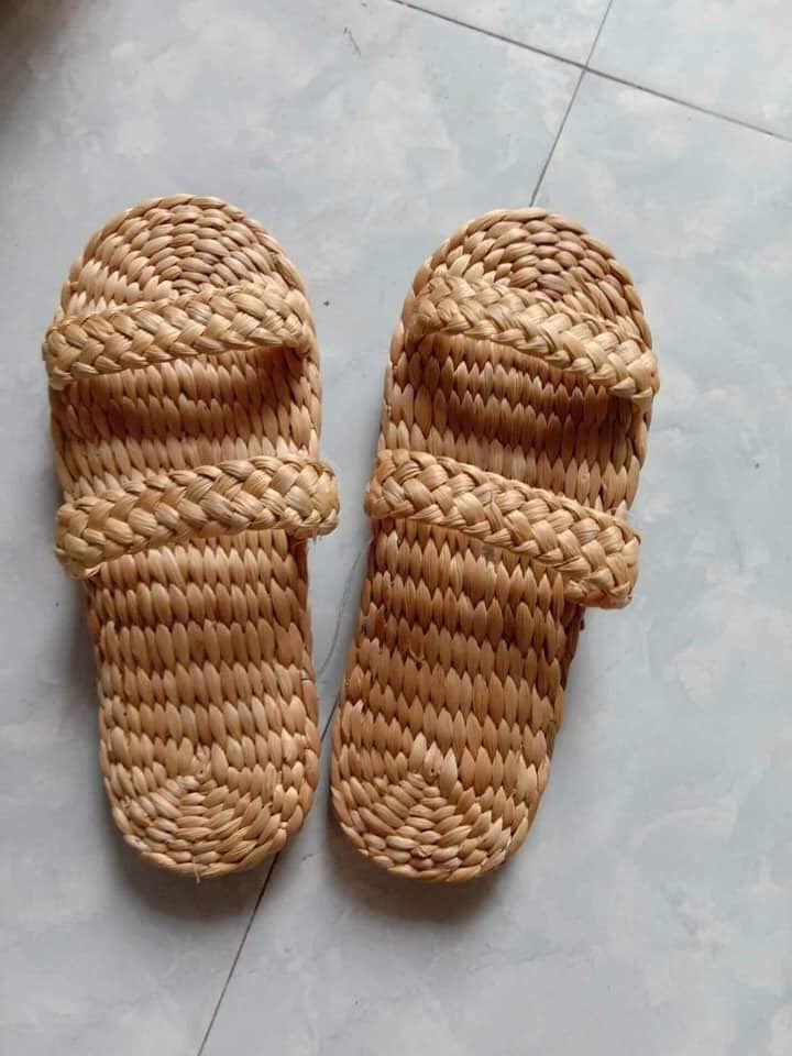 Water hyacinth sandals