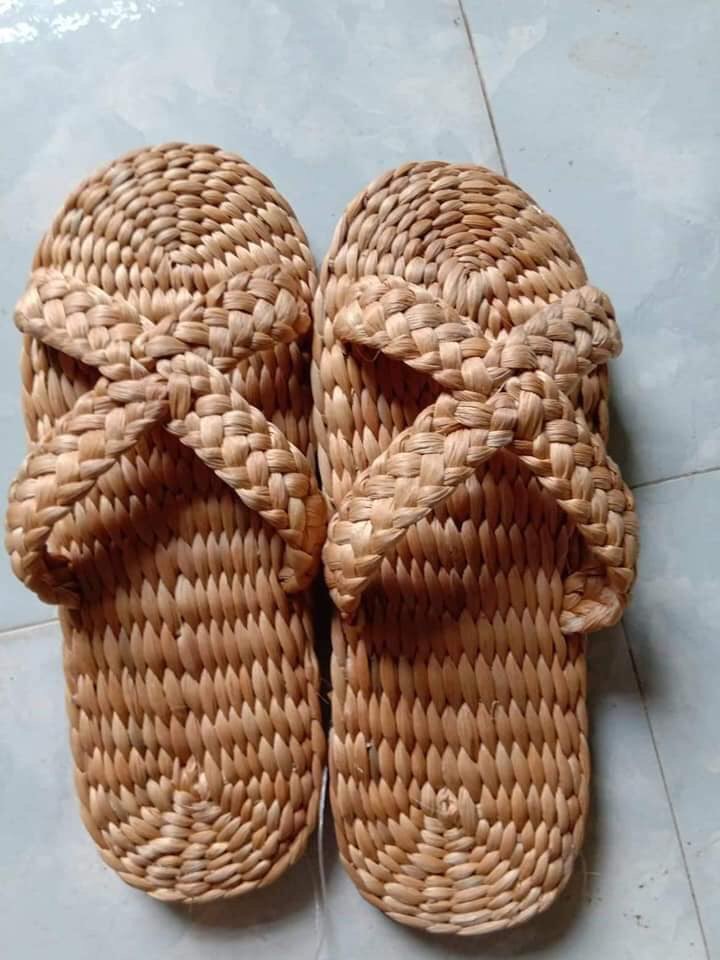 Water hyacinth sandals