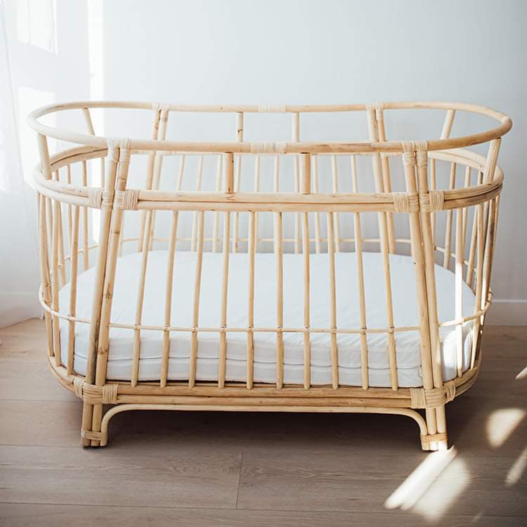 Rattan crib