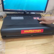 Black vacuum machine