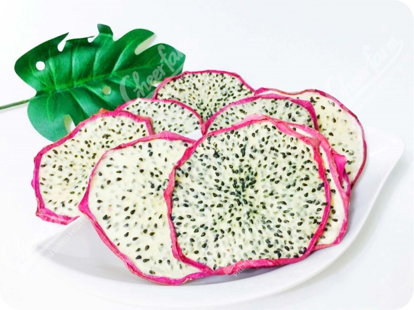 Dried white dragon fruit