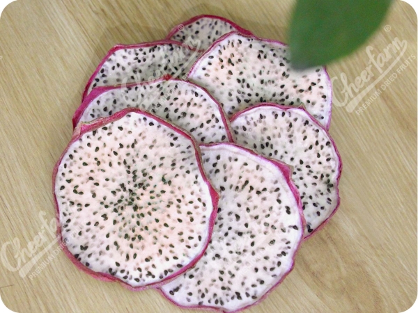 Dried white dragon fruit