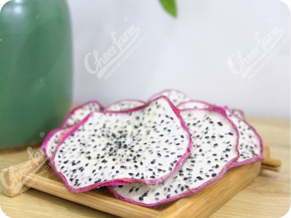Dried white dragon fruit