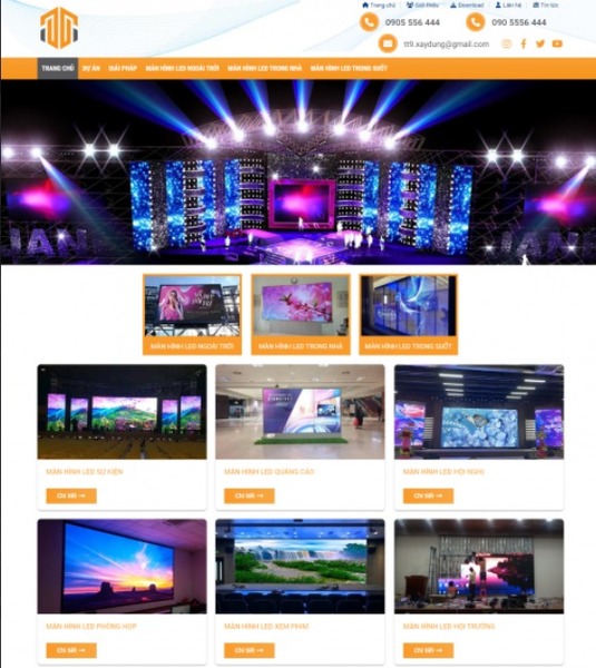 Web design and development services