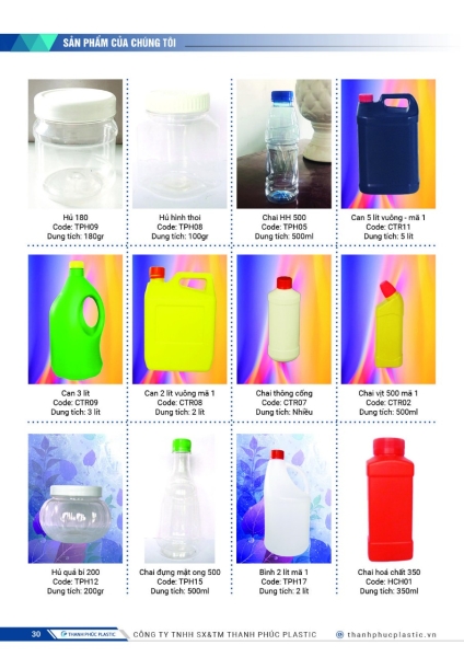 Plastic containers