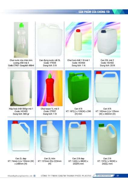Plastic containers