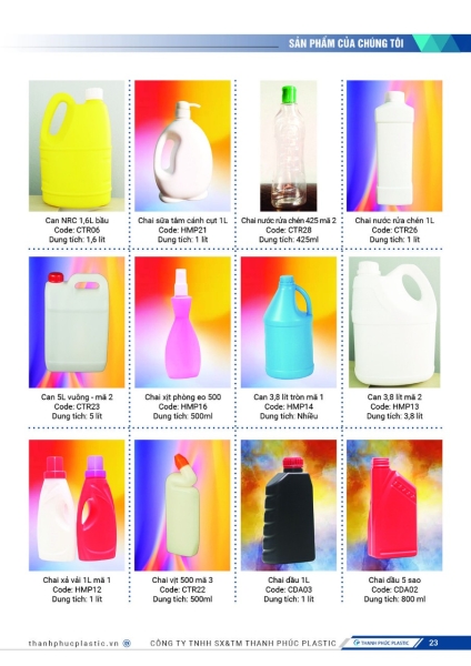 Plastic containers