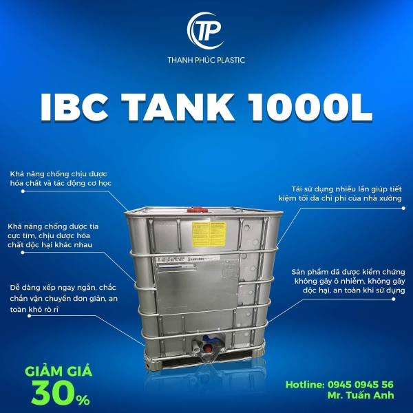 IBC plastic tank - 1000L