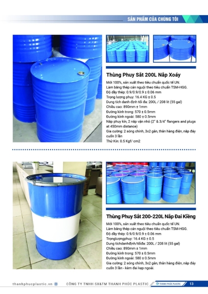 Plastic drum - 200L
