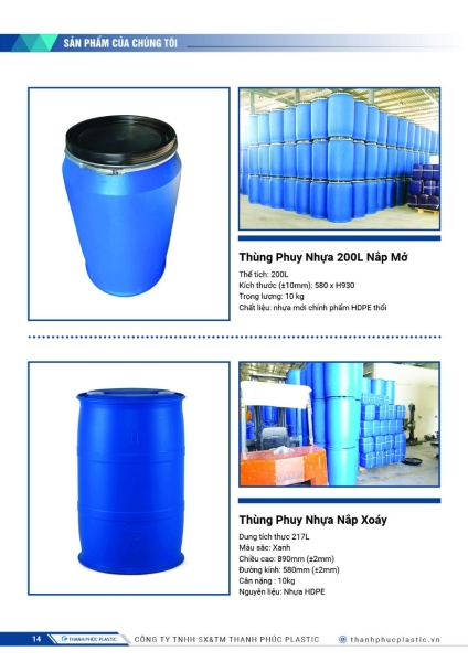 Plastic drum - 200L