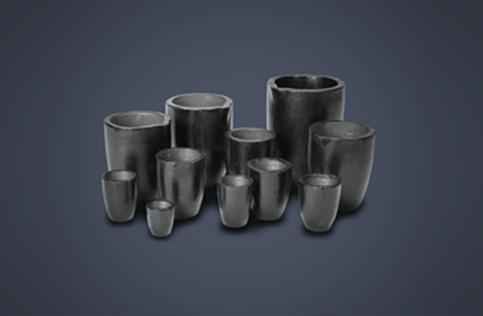 Morgan crucible for melting gold and other precious metals.
