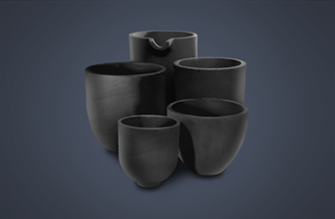 Crucible for melting copper and copper alloys