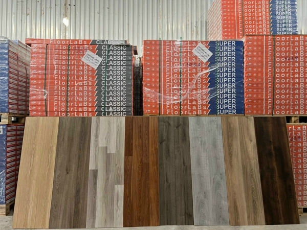 Plastic floor