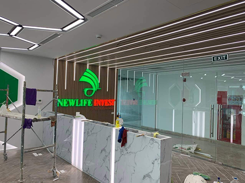 Plastic ceilings, walls, floors construction