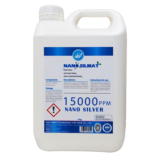 Nano silver material 15000ppm 5kg