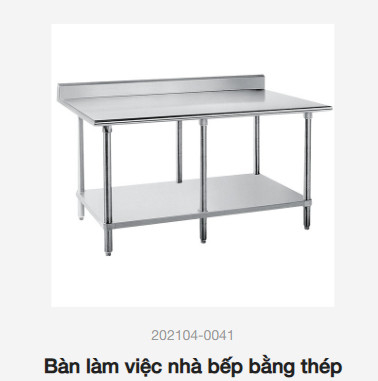 Stainless Steel Kitchen Workbench