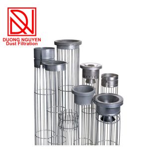 Dust filter bag frame