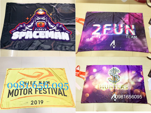 Custom printed flag