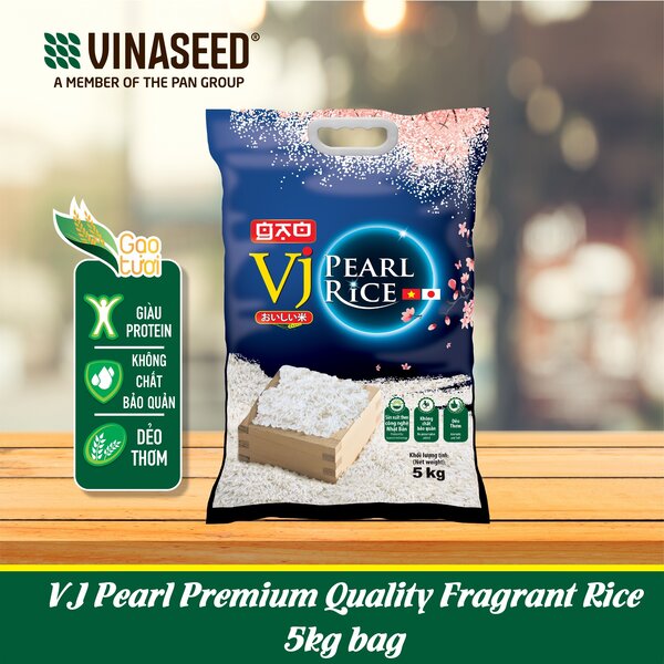 VJ pearl premium quality fragrant rice - 5kg bag