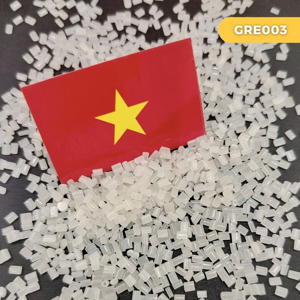 Recycled plastic pellets
