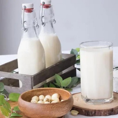 Lotus seed milk processing