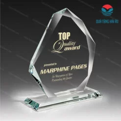 Glass trophy