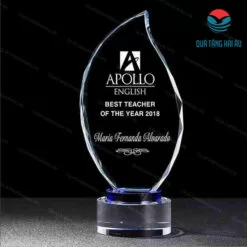 Glass trophy