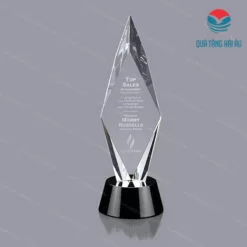 Glass trophy