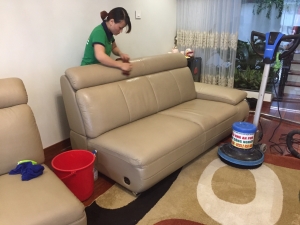 Sofa cleaning and washing