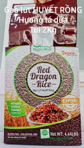 Brown rice with pandan leaf flavor