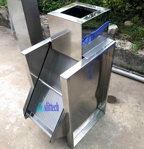 Static fine waste separator