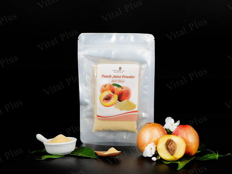 Peach powder